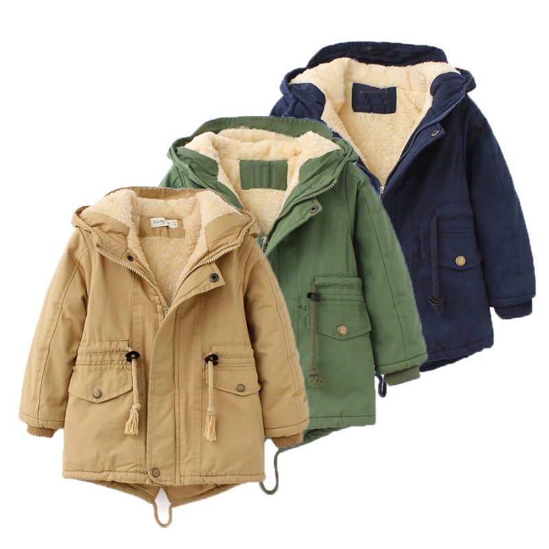 Winter Clothing For Toddlers - Winter Kids Clothes Plus Velvet Thicken