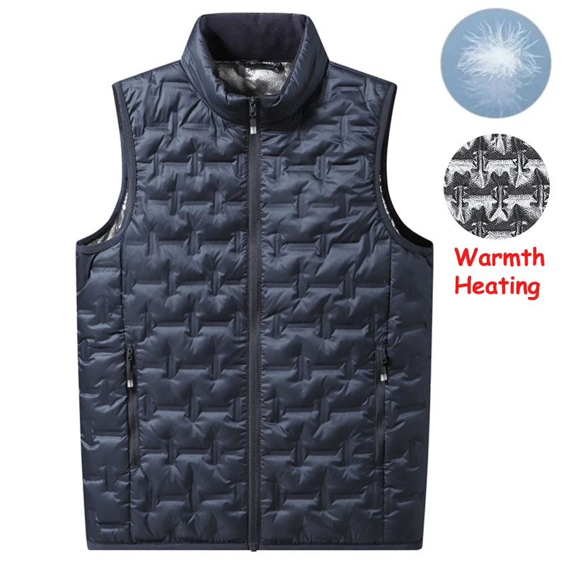 Down Vest Ultralight - Men Winter New White Duck Down