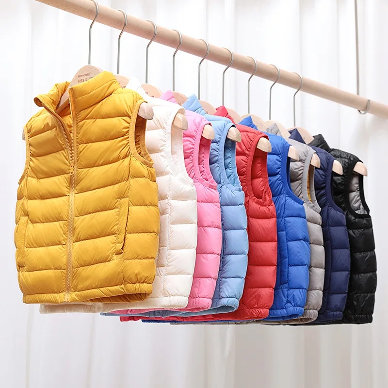 Down Vest Ultralight - Kids Vest Coat Autumn Winter Ultra