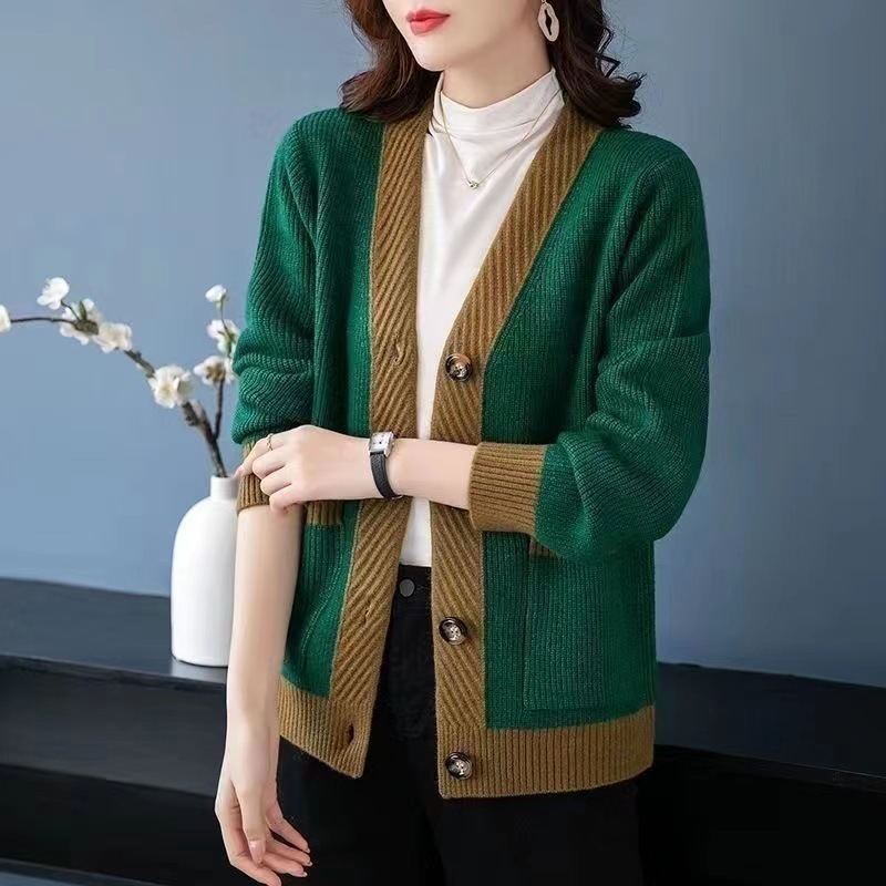 Loose Long Sleeve Cardigan Wom - Winter Clothing Factory Outlet ulasan dan harga