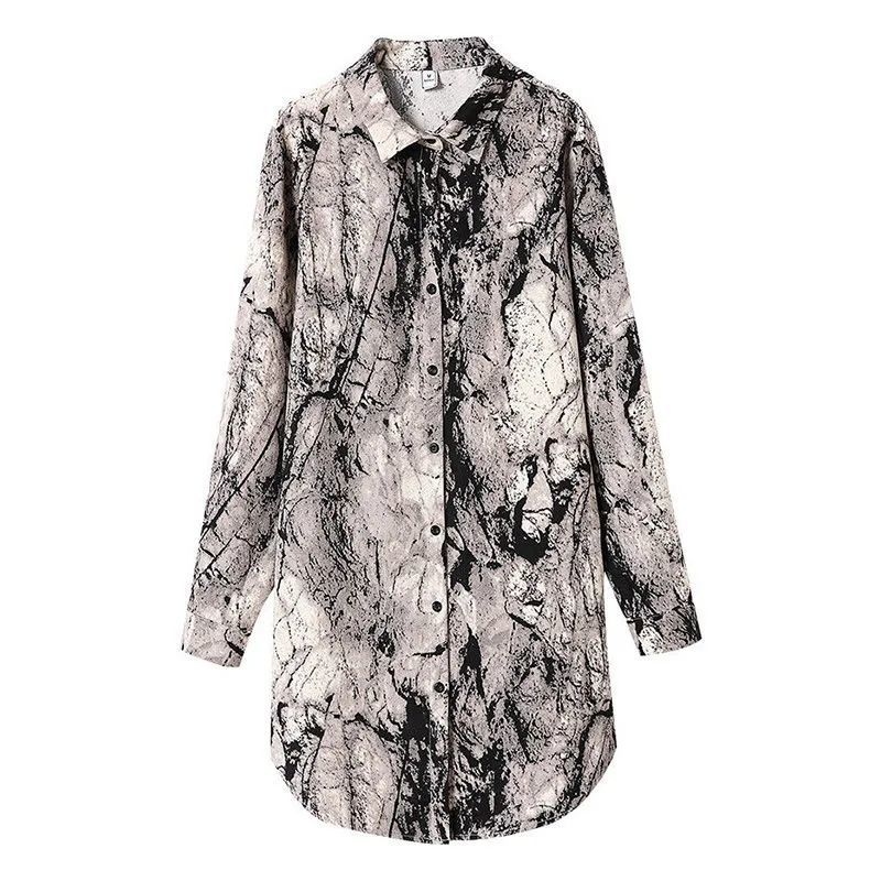 Vintage Printed Lapel Button O - Winter Clothing Vintage ulasan dan harga