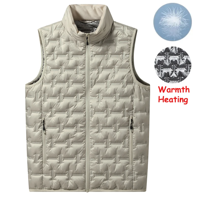 Men Winter New White Duck Down - Down Vest Ultralight ulasan dan harga