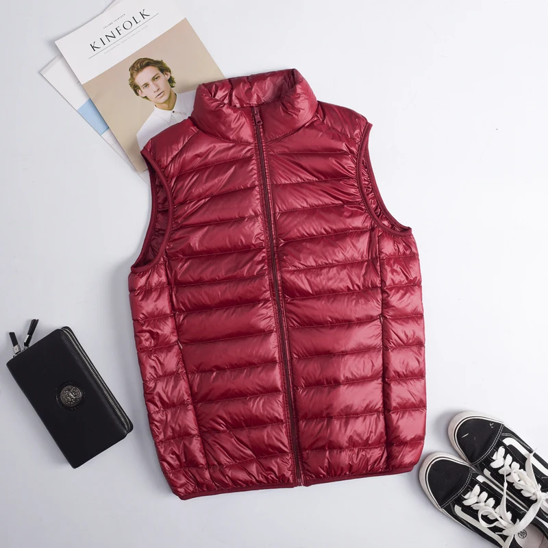 Autumn Winter Men Duck Down Ve - Down Vest Ultralight ulasan dan harga