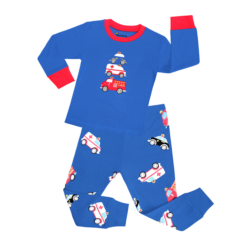 100 Cotton Boys Pajamas Sets 2 - Winter Clothing For Toddlers ulasan dan harga