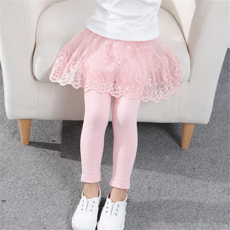 New Baby Girls Leggings Lace P - Winter Clothing For Toddlers ulasan dan harga