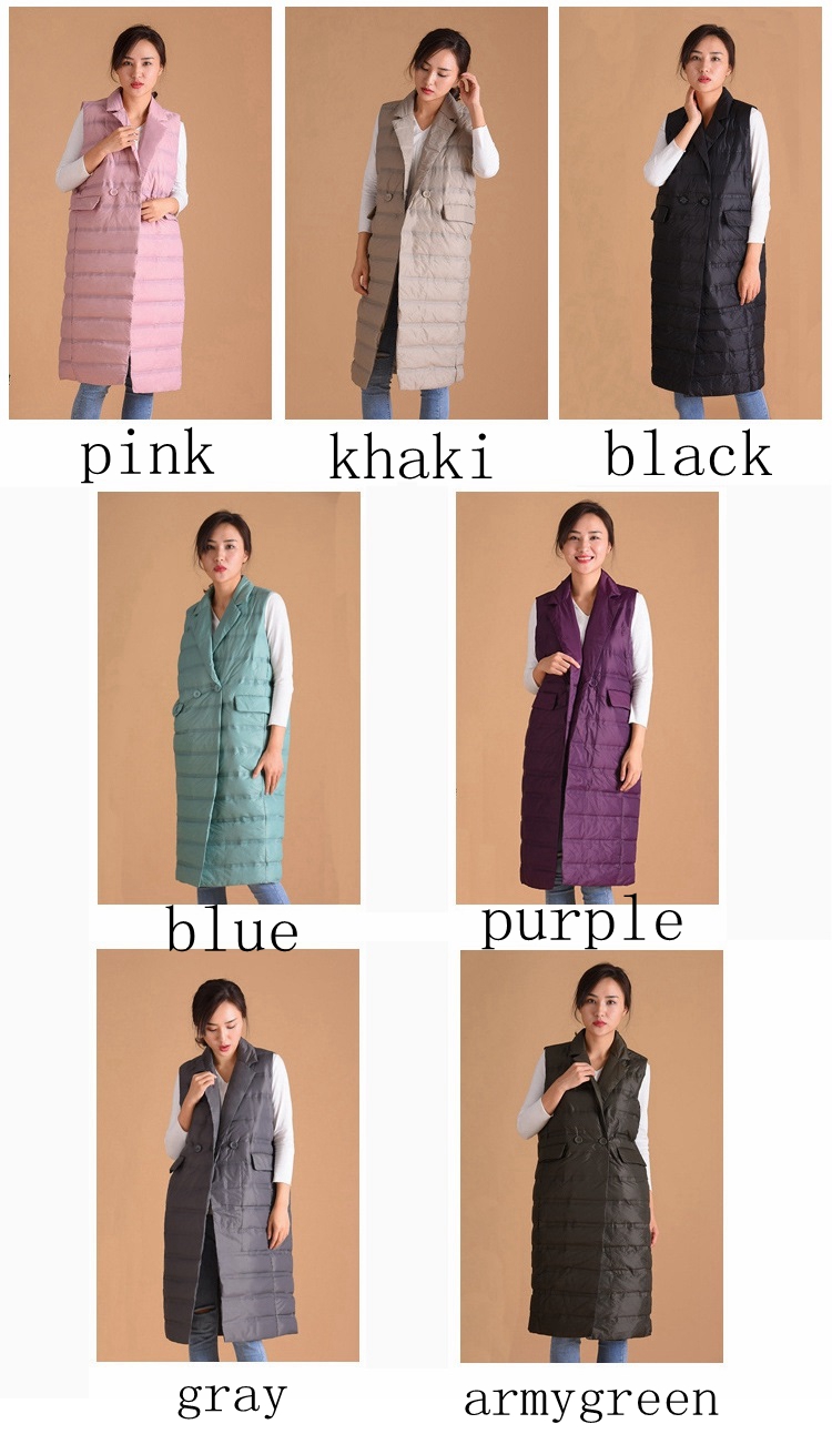 NewBang Brand Women's Long Ves - Down Vest Ultralight ulasan dan harga