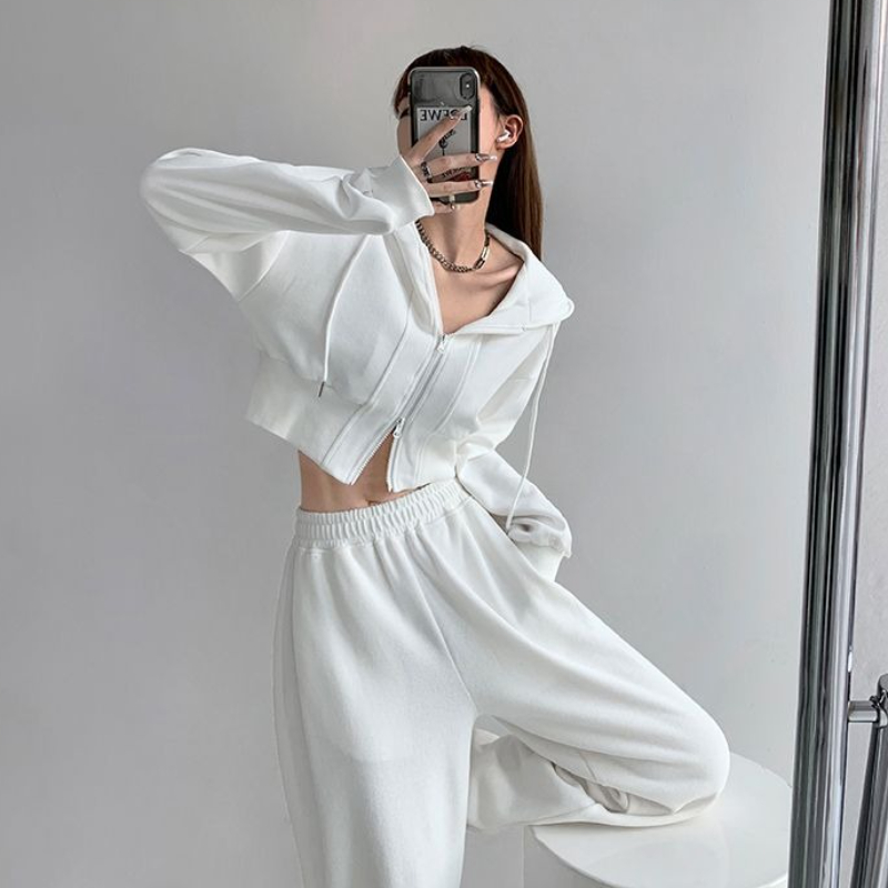 Full Zip Up Women's Hoodies Sw - Winter Clothing Essentials For Women ulasan dan harga