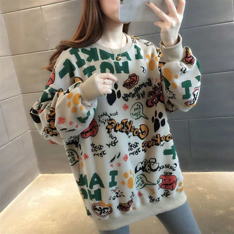 Casual Printed Loose Women's S - Winter Clothing Essentials For Women ulasan dan harga