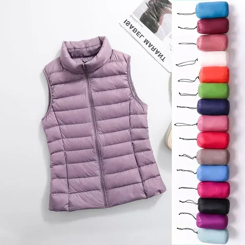 11 Colors Women Vest 2023 New  - Down Vest Ultralight ulasan dan harga