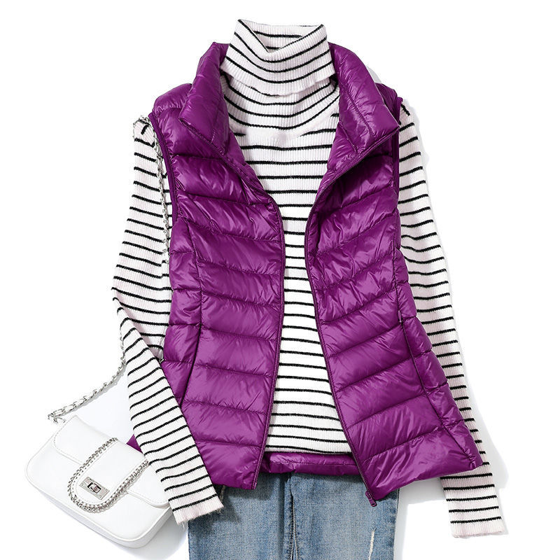 0-10℃ Women Winter Vest Autumn - Down Vest Ultralight ulasan dan harga