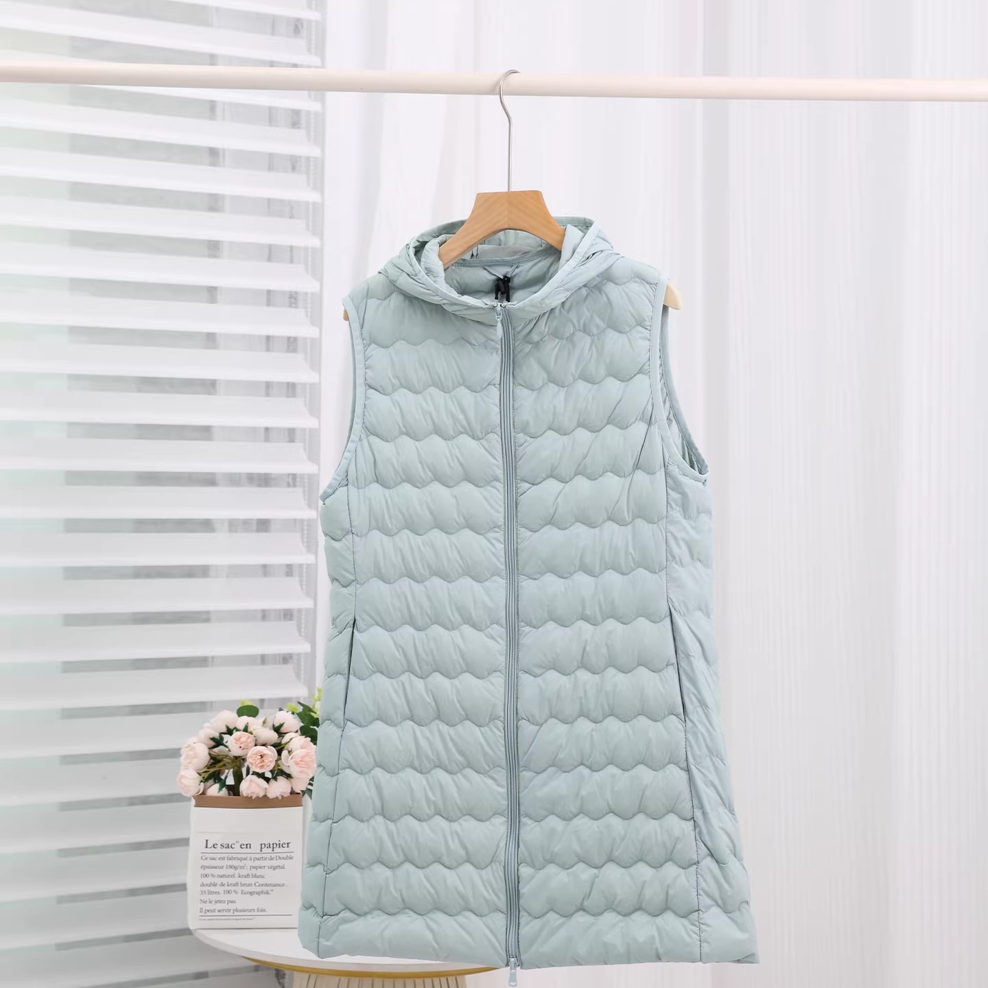 Autumn Winter Sleeveless Hoode - Down Vest Ultralight ulasan dan harga