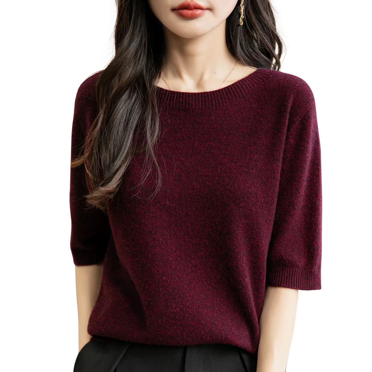Women's Tops Clothes 100% Meri - Winter Clothing Factory Outlet ulasan dan harga