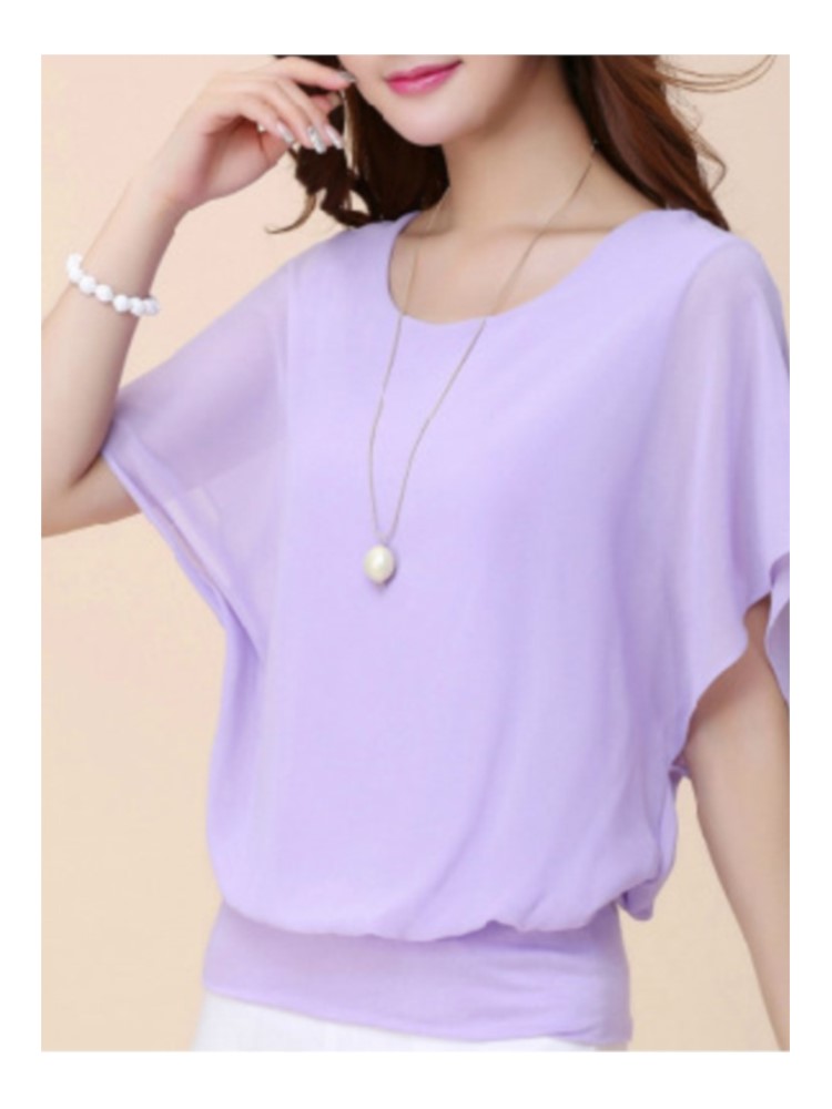 New Summer O Neck Short Sleeve - Winter Clothing Factory Outlet ulasan dan harga
