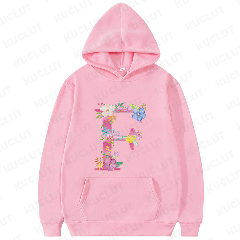 26 Alphabet A-Z Pink Flower Le - Winter Clothing Essentials For Women ulasan dan harga