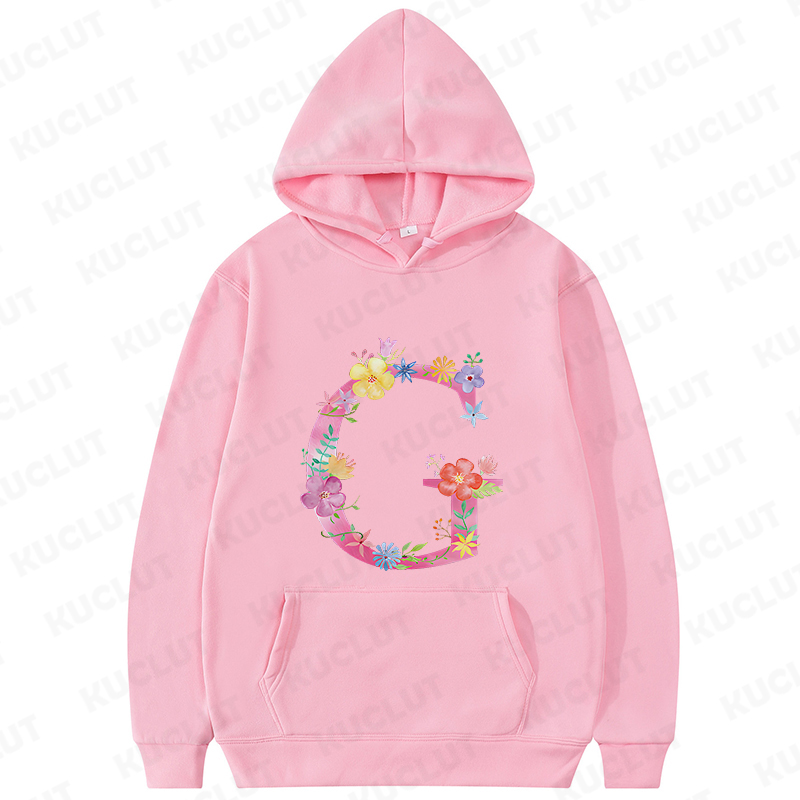 26 Alphabet A-Z Pink Flower Le - Winter Clothing Essentials For Women ulasan dan harga
