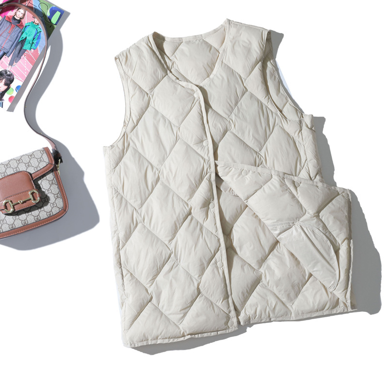 2023 Autumn Winter Sleeveless  - Down Vest Ultralight ulasan dan harga