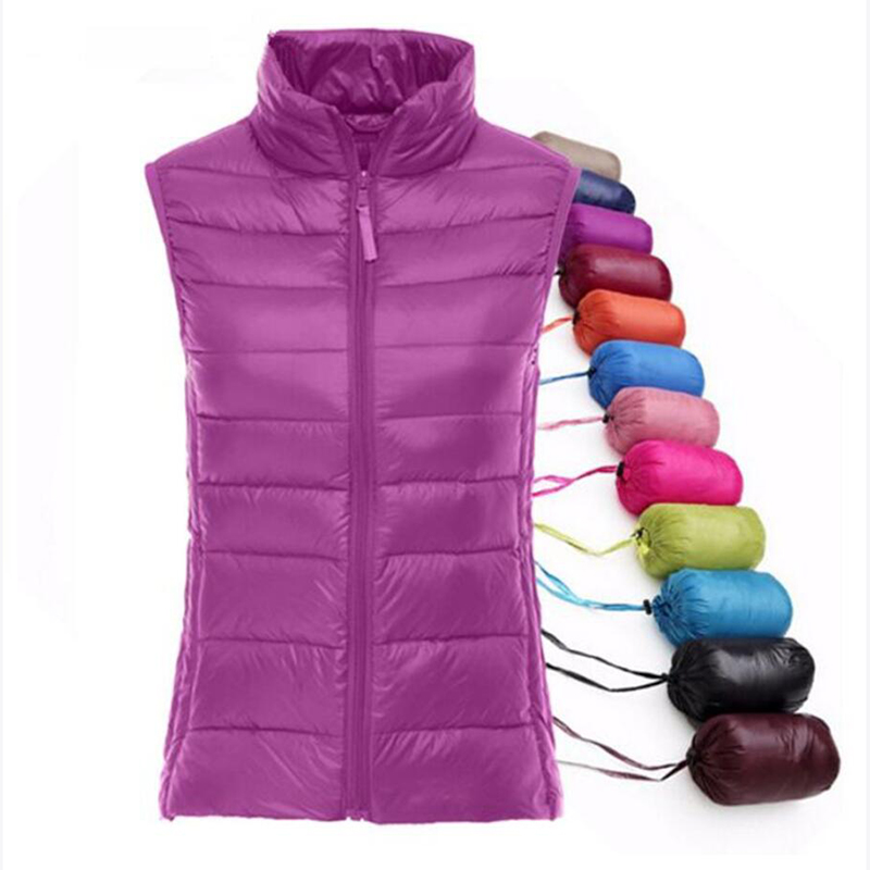 Spring autumn women 90% white  - Down Vest Ultralight ulasan dan harga