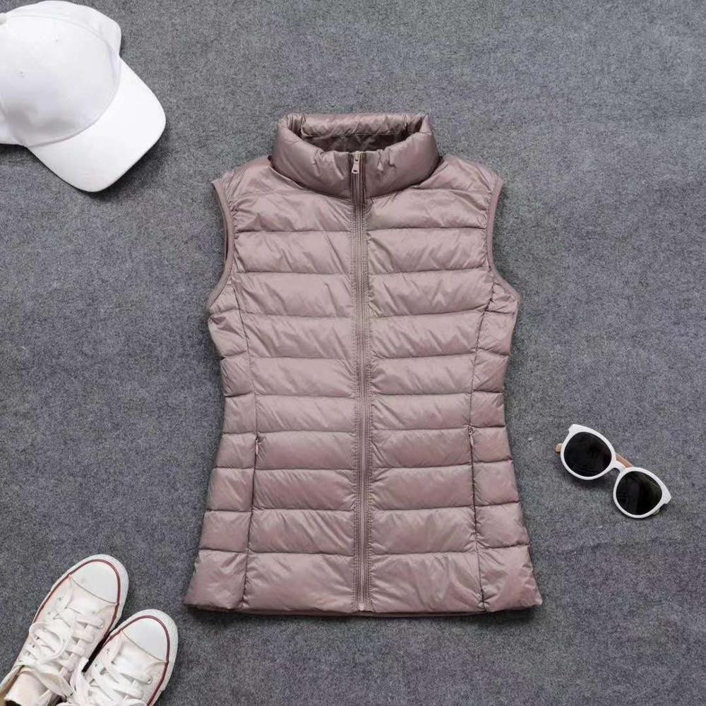 Spring autumn women 90% white  - Down Vest Ultralight ulasan dan harga